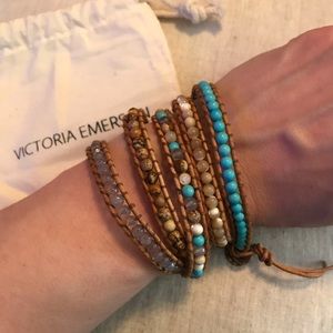 Victoria Emerson beaded wrap bracelet